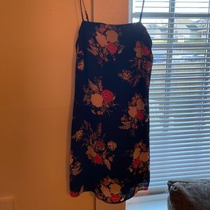 Navy floral dress Frances as NWT